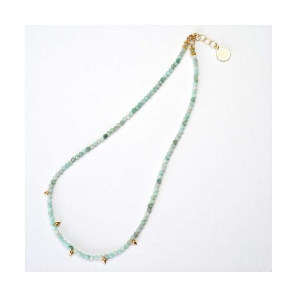 Wendy Perry Designs Amazonite Finisterre Necklace -18.5-20.5