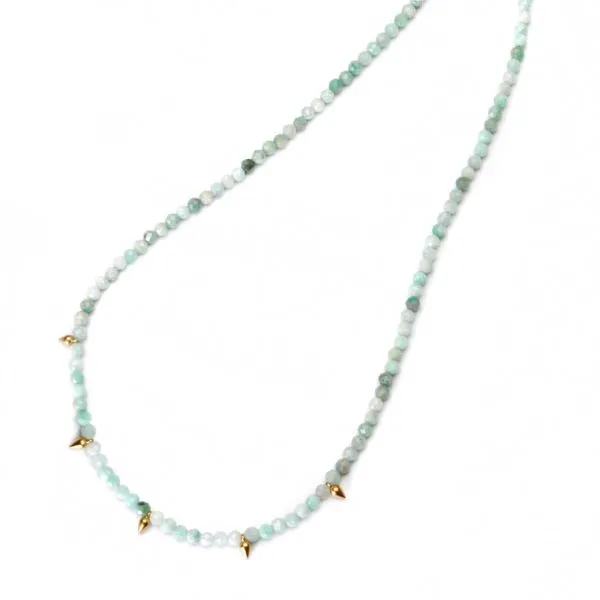 Wendy Perry Designs Amazonite Finisterre Necklace -18.5-20.5