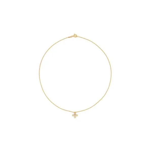 Sylvia Benson CZ Flower Necklace Lumina Gem Wilmington, NC