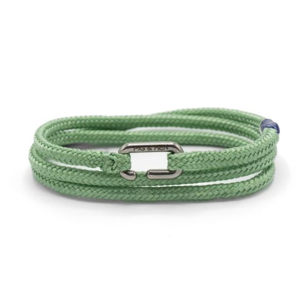 Pig & Hen Savage Sam Rope Bracelet - Mint Green - Medium Lumina Gem Wilmington, NC