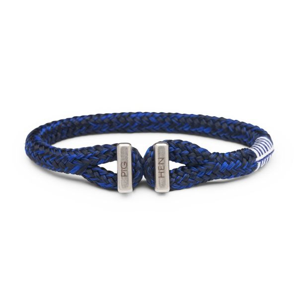 Pig & Hen Icy Ike Rope Bracelet - Cobalt & Navy - Small/Medium Lumina Gem Wilmington, NC