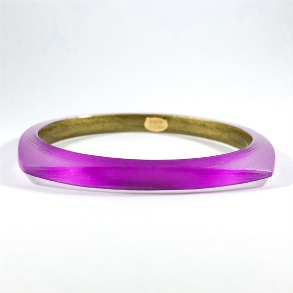 Alexis Bittar Purple Lucite Bangle Lumina Gem Wilmington, NC