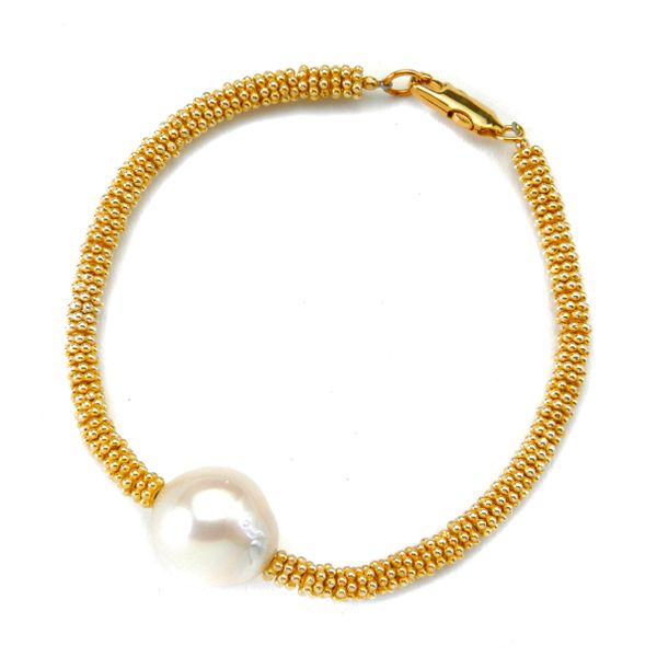 Wendy Perry Designs South Sea Pearl Bracelet - Gold Filled Lumina Gem Wilmington, NC