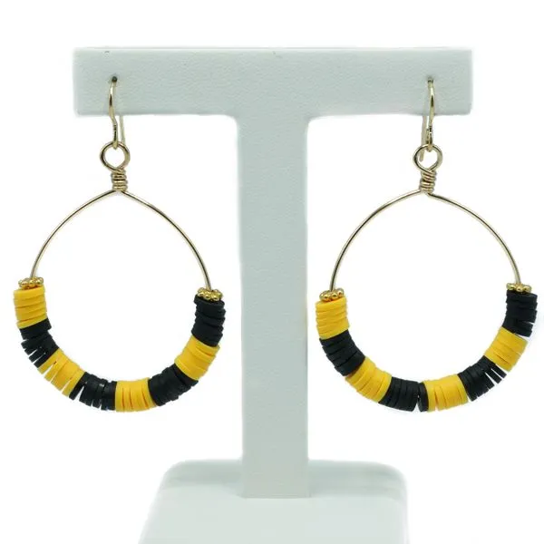 Wendy Perry Designs App State Mountaineers Cristina Earrings Lumina Gem Wilmington, NC