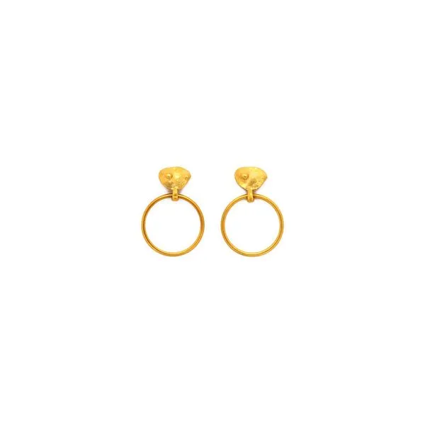 Sylvia Benson Petite AA Dune Door Knocker Earrings Lumina Gem Wilmington, NC