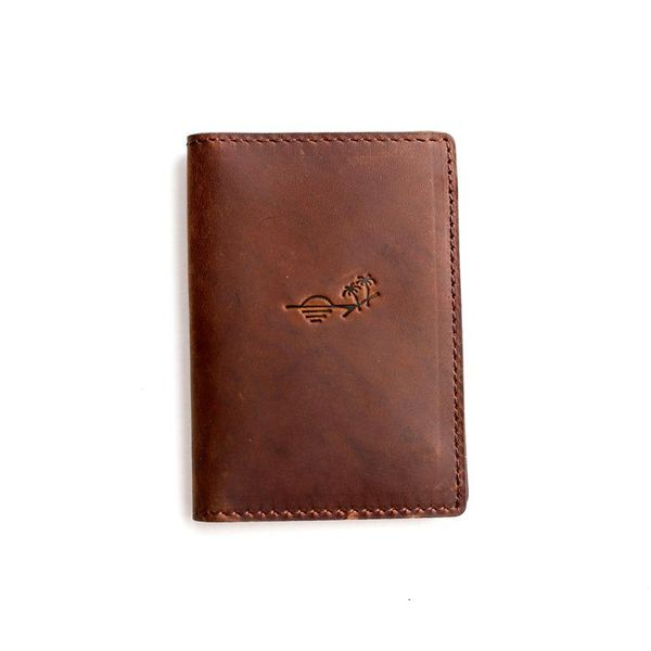 The Whiskey Wallet from Flint Leather Co Lumina Gem Wilmington, NC