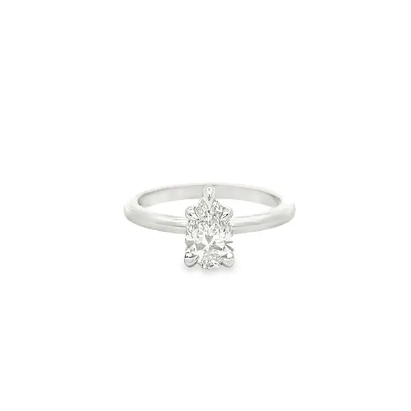 1.01ct Pear Lab Grown Diamond Solitaire in 10K White Gold MarBill Jewelers Belle Vernon, PA