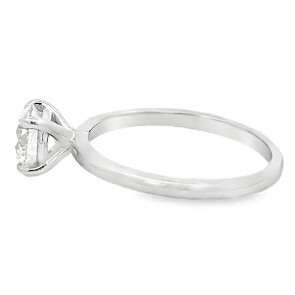 1.05CT Lab-Grown Round Diamond Solitaire Ring in 14K White Gold | Ethical Engagement Ring Image 2 MarBill Jewelers Belle Vernon, PA