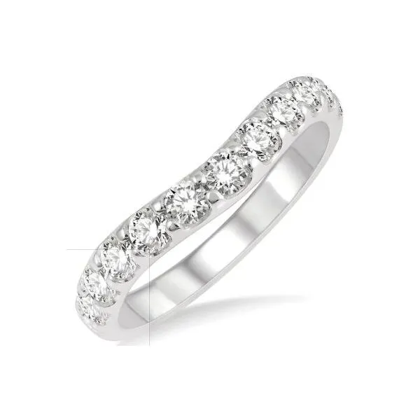14K White Gold Wedding Band – 3/4 Ctw (.75) Round-Cut Diamonds, Effortless Elegance MarBill Jewelers Belle Vernon, PA
