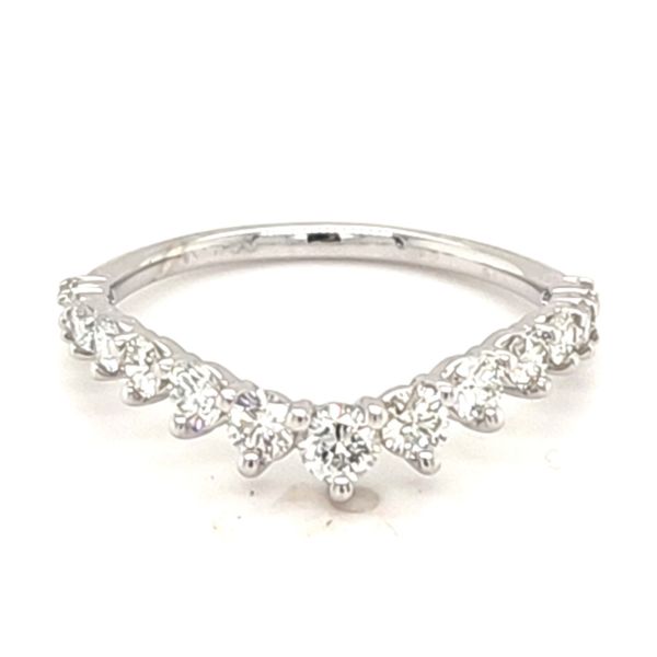14K White Gold Graduated Diamond Band 0.77CTW – Timeless Elegance & Brilliance MarBill Jewelers Belle Vernon, PA