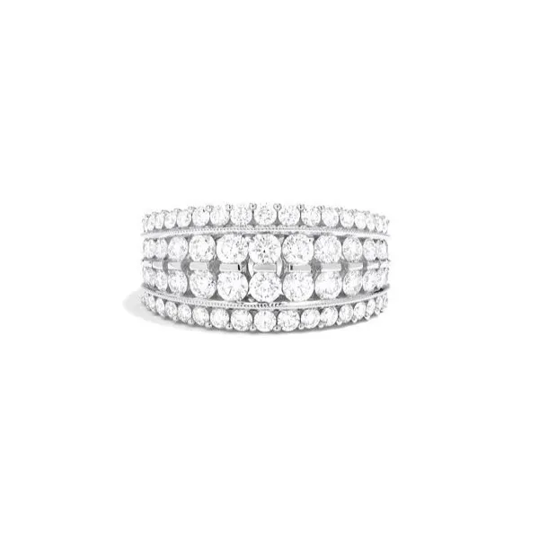 18K White Gold 2.00CT Round Diamond 