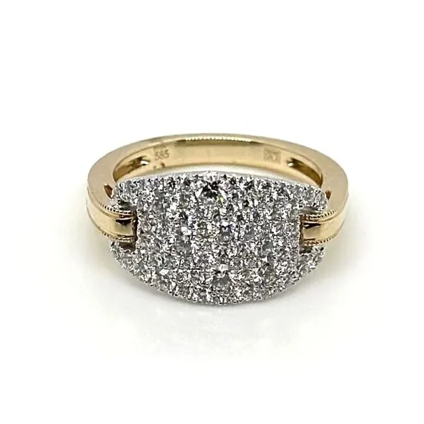 14K Yellow Gold Nebula Curve White Diamond Ring – 0.93 CTW MarBill Jewelers Belle Vernon, PA