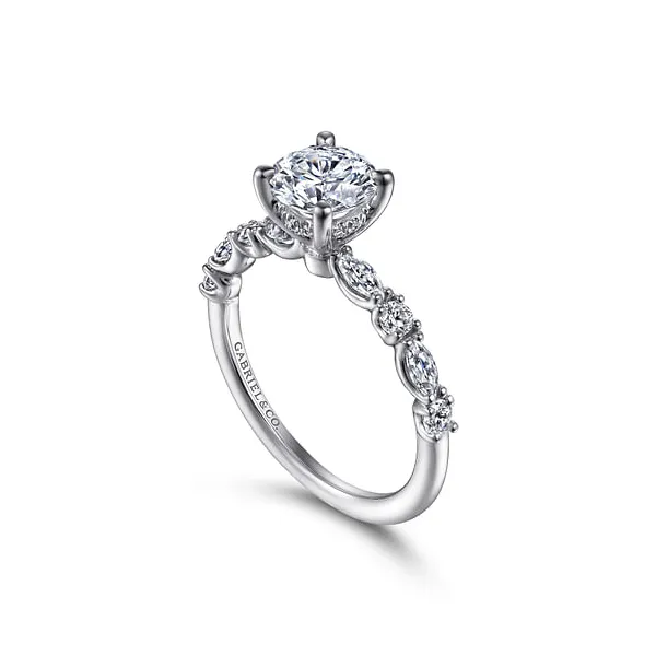 Diamond Semi-Mount Ring Image 2 MarBill Jewelers Belle Vernon, PA