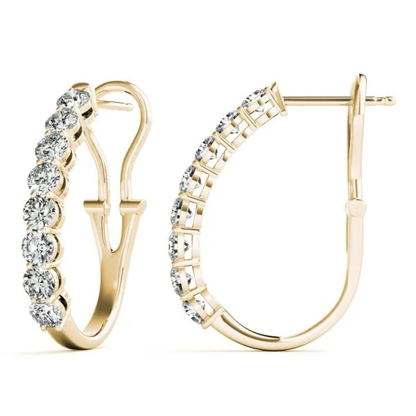 Diamond Hoop Earrings MarBill Jewelers Belle Vernon, PA