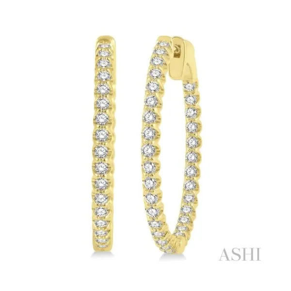 Diamond Hoop Earrings MarBill Jewelers Belle Vernon, PA