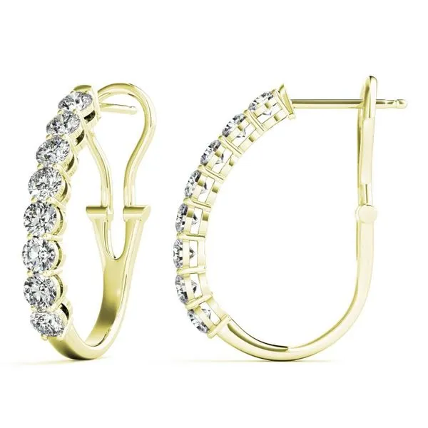 Diamond Hoop Earrings MarBill Jewelers Belle Vernon, PA
