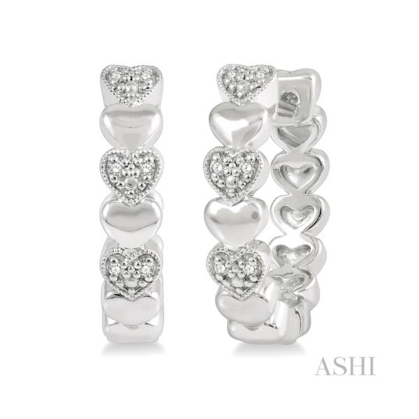 Diamond Hoop Earrings MarBill Jewelers Belle Vernon, PA