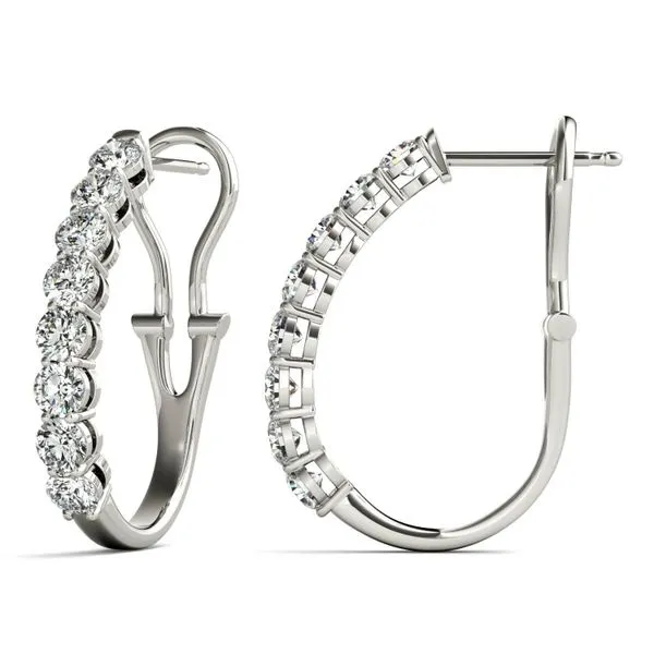 Diamond Hoop Earrings MarBill Jewelers Belle Vernon, PA