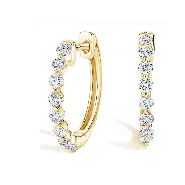 Diamond Hoop Earrings MarBill Jewelers Belle Vernon, PA