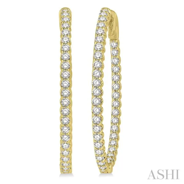 Diamond Hoop Earrings MarBill Jewelers Belle Vernon, PA