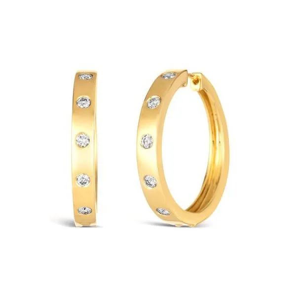 Diamond Hoop Earrings MarBill Jewelers Belle Vernon, PA