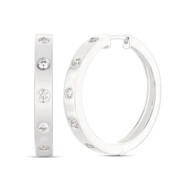 Diamond Hoop Earrings MarBill Jewelers Belle Vernon, PA