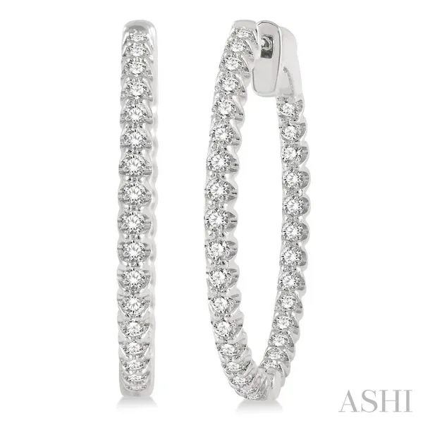 Diamond Hoop Earrings MarBill Jewelers Belle Vernon, PA