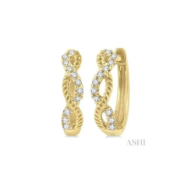 Diamond Hoop Earrings MarBill Jewelers Belle Vernon, PA