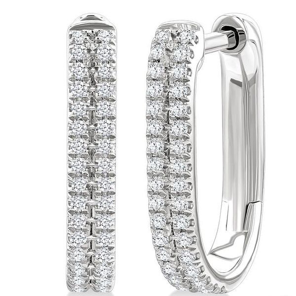 Diamond Hoop Earrings MarBill Jewelers Belle Vernon, PA
