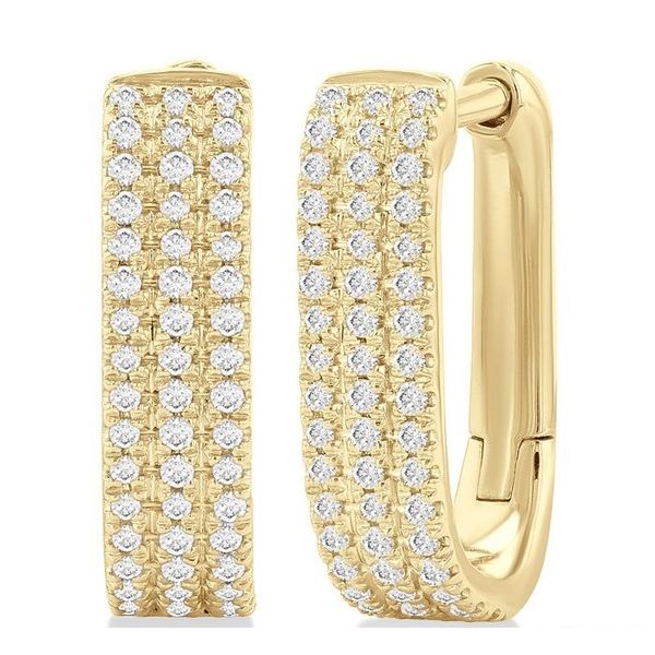 Diamond Hoop Earrings MarBill Jewelers Belle Vernon, PA