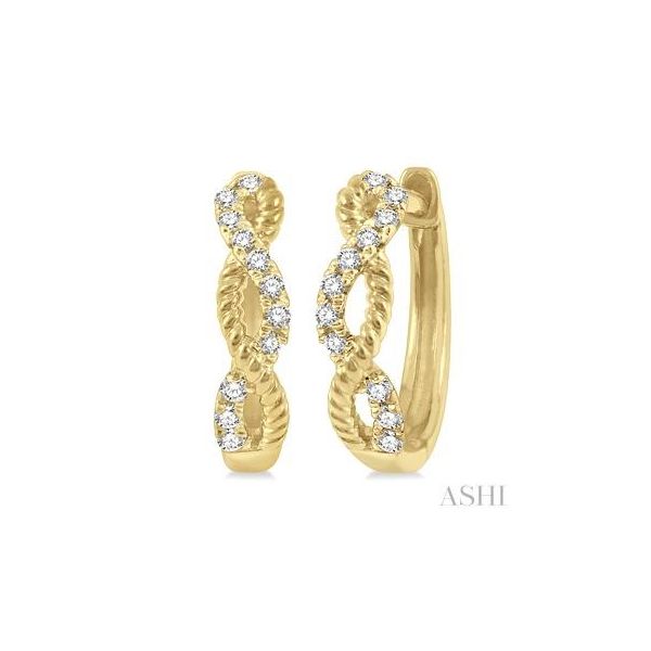 Diamond Hoop Earrings MarBill Jewelers Belle Vernon, PA