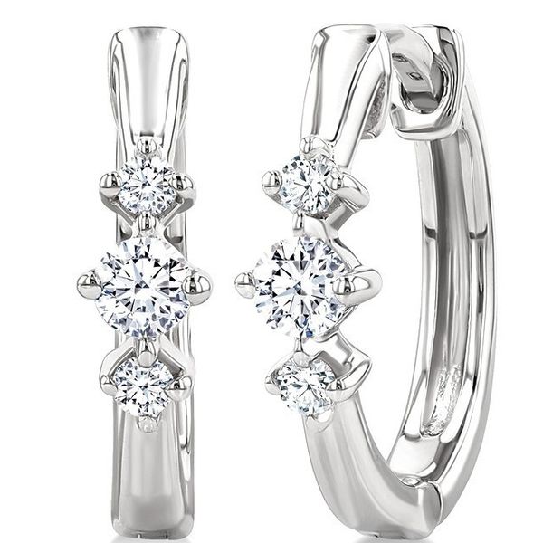 Diamond Hoop Earrings MarBill Jewelers Belle Vernon, PA