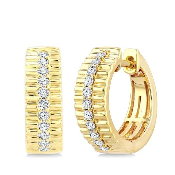 Diamond Hoop Earrings MarBill Jewelers Belle Vernon, PA