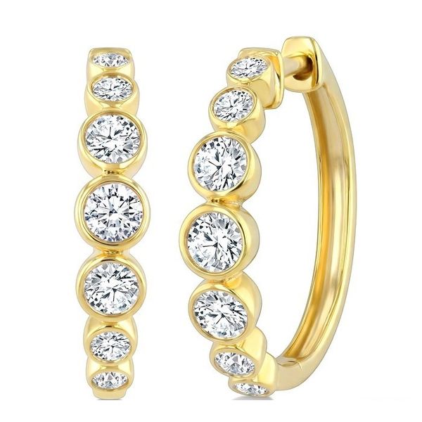 Diamond Hoop Earrings MarBill Jewelers Belle Vernon, PA