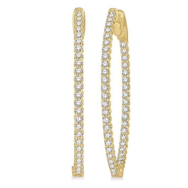 Diamond Hoop Earrings MarBill Jewelers Belle Vernon, PA