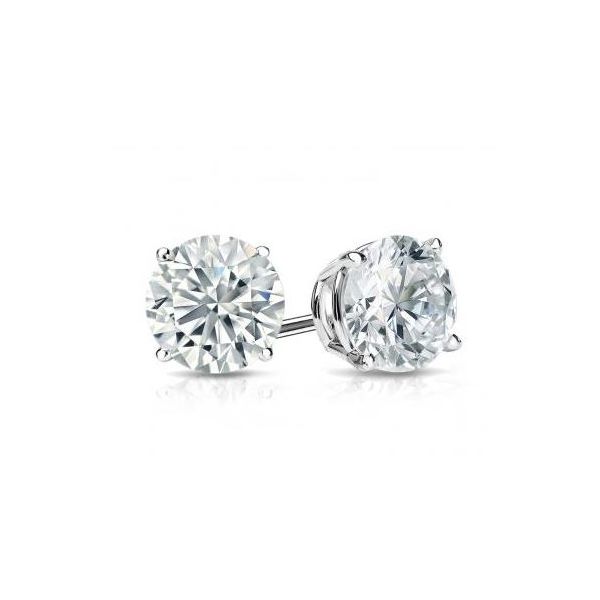 10K White Gold 0.29CTW Diamond Stud Earrings – Brilliant Classic Sparkle MarBill Jewelers Belle Vernon, PA