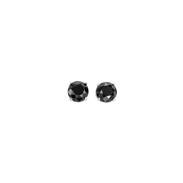 14K White Gold Jewelry with 0.35ctw Round Black Diamonds – Bold & Elegant MarBill Jewelers Belle Vernon, PA