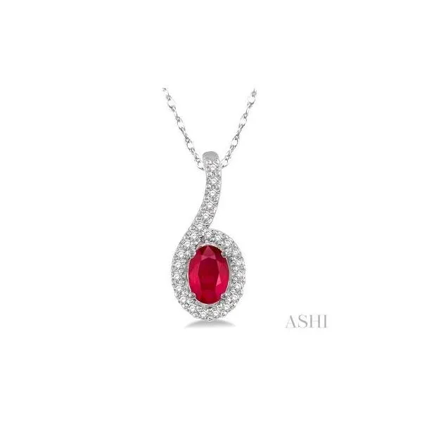 Gemstone Pendant MarBill Jewelers Belle Vernon, PA