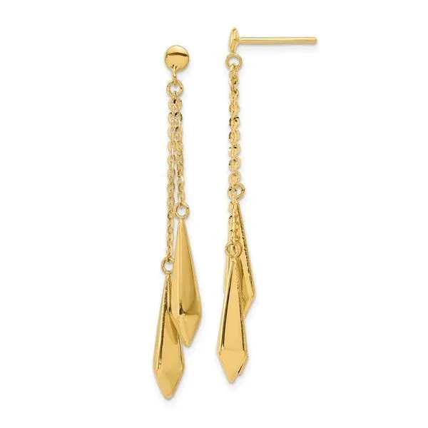 Gold Earrings MarBill Jewelers Belle Vernon, PA