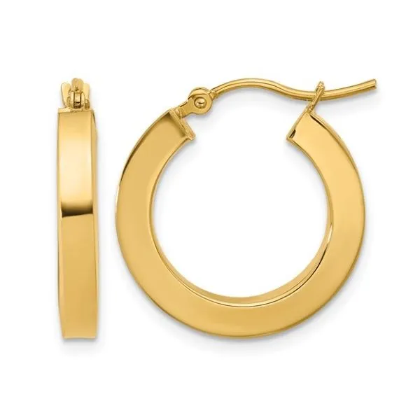Lady’s Yellow 10K Medium Hoop Earrings – Timeless Elegance MarBill Jewelers Belle Vernon, PA