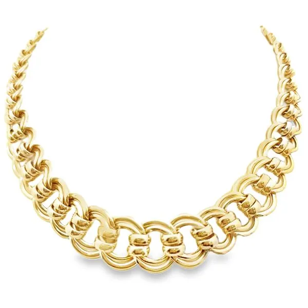 14K Yellow Gold Herringbone MarBill Jewelers Belle Vernon, PA