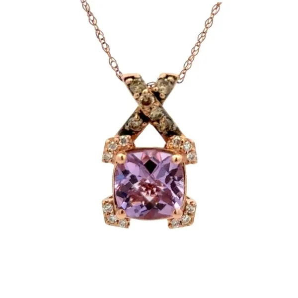 Le Vian Cotton Candy Amethyst Pendant set in 14K Strawberry Gold MarBill Jewelers Belle Vernon, PA