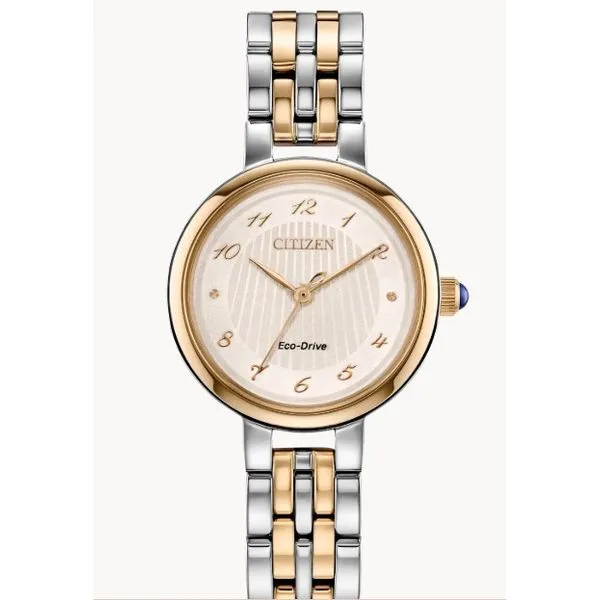 Citizen Ladies Eco-Drive WR50 Stainless Steel Bracelet Watch – White Dial | Elegant & Reliable MarBill Jewelers Belle Vernon, PA