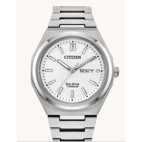 Citizen Men’s Eco-Drive WR100 Titanium Watch – White Dial | Lightweight & Durable MarBill Jewelers Belle Vernon, PA