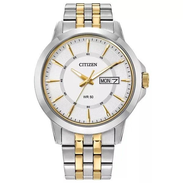 Citizen Men’s Quartz WR50 Two-Tone Stainless Steel Watch | Classic & Water Resistant MarBill Jewelers Belle Vernon, PA