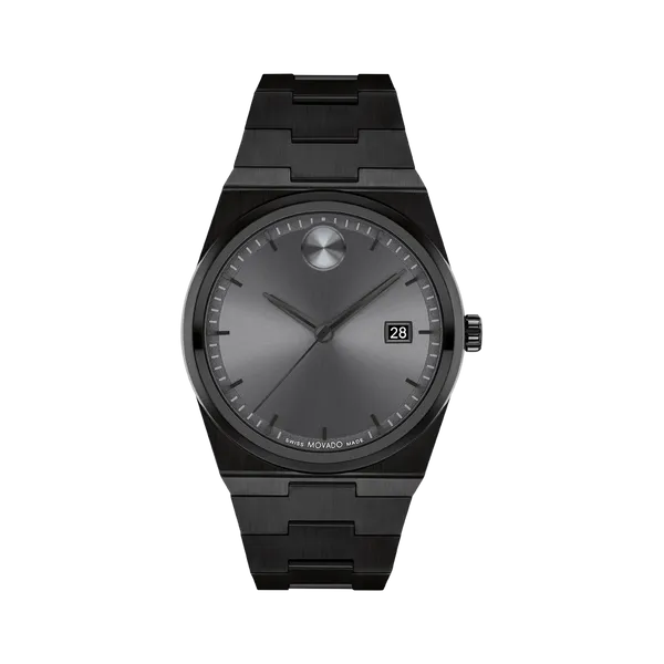 Movado Men’s Bold Quest Gunmetal Dial/Bracelet – Modern Elegance & Precision MarBill Jewelers Belle Vernon, PA