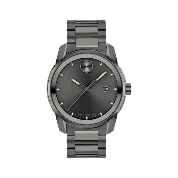 Movado Bold Verso 42mm Gunmetal Watch – Swiss Precision with Modern Elegance MarBill Jewelers Belle Vernon, PA