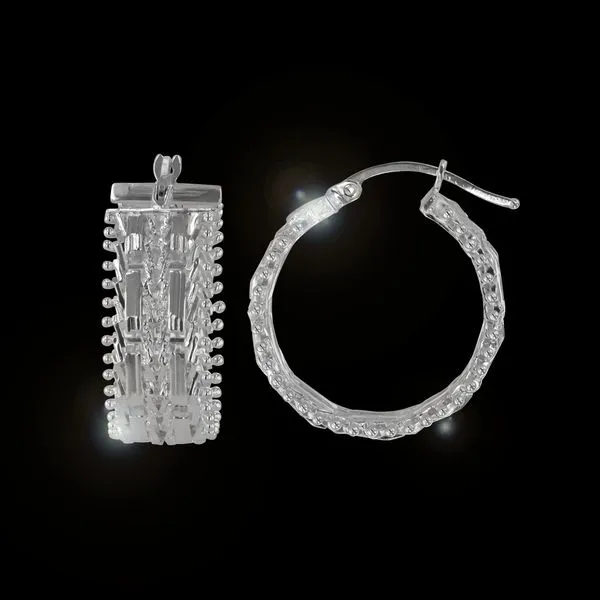 Silver Earrings MarBill Jewelers Belle Vernon, PA