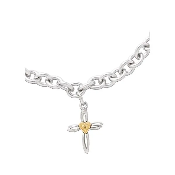 Stainless Steel Pre-Teen Charm Bracelet 6.5
