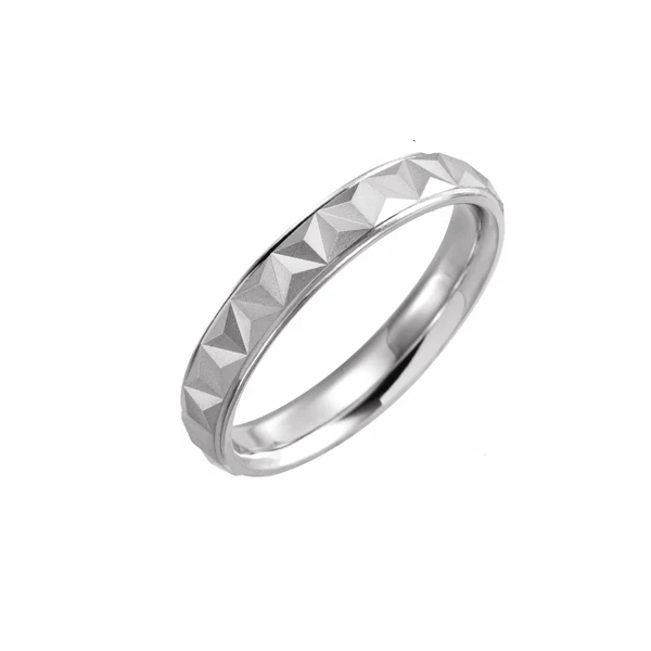 Silver Wedding Band MarBill Jewelers Belle Vernon, PA